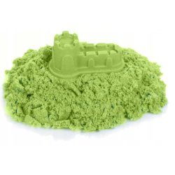 M003D ZESTAW PIASEK KINETYCZNY 3KG FOREMKI BASEN ZABAWKI - D007-2 Zielony piasek