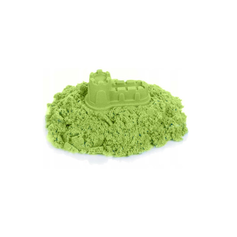 M003D ZESTAW PIASEK KINETYCZNY 3KG FOREMKI BASEN ZABAWKI - D007-2 Zielony piasek