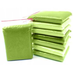 M003D ZESTAW PIASEK KINETYCZNY 3KG FOREMKI BASEN ZABAWKI - D007-2 Zielony piasek