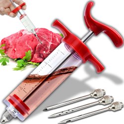 N026 STRZYKAWKA DO MIĘSA NASTRZYKIWARKA 3 IGŁY 30 ML -O184