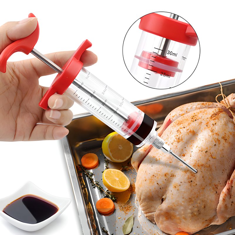 N026 STRZYKAWKA DO MIĘSA NASTRZYKIWARKA 3 IGŁY 30 ML -O184