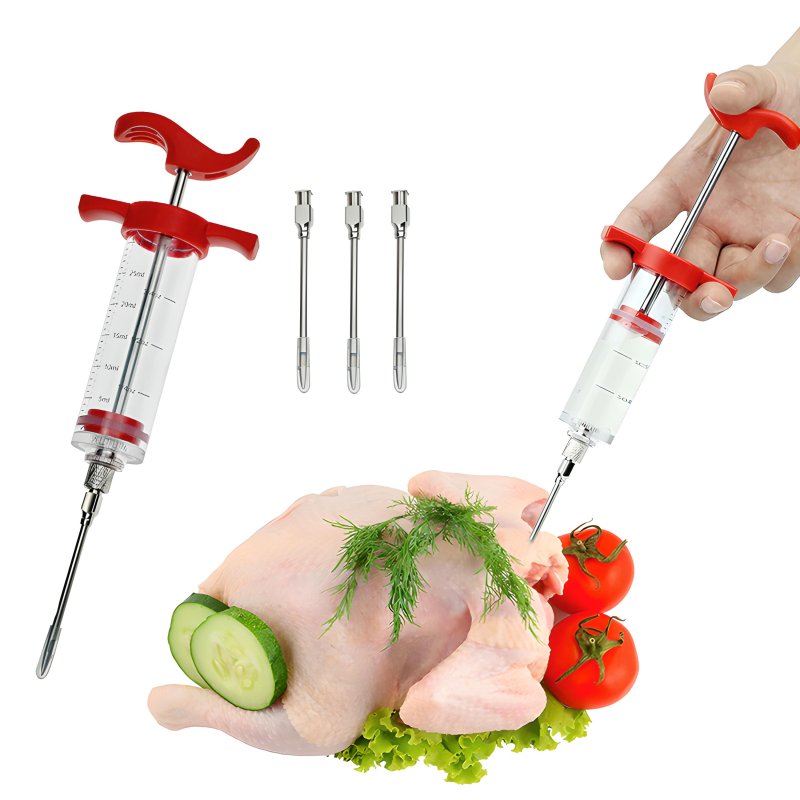 N026 STRZYKAWKA DO MIĘSA NASTRZYKIWARKA 3 IGŁY 30 ML -O184