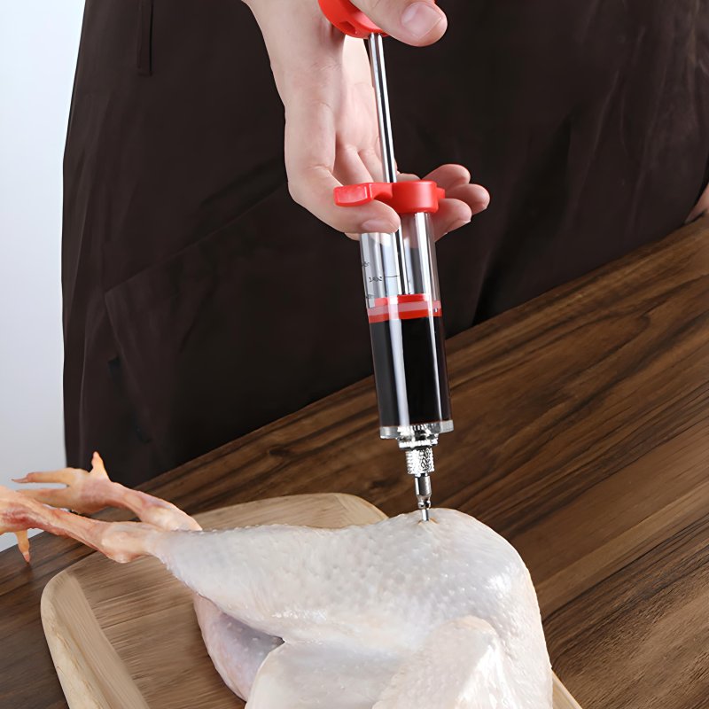 N026 STRZYKAWKA DO MIĘSA NASTRZYKIWARKA 3 IGŁY 30 ML -O184