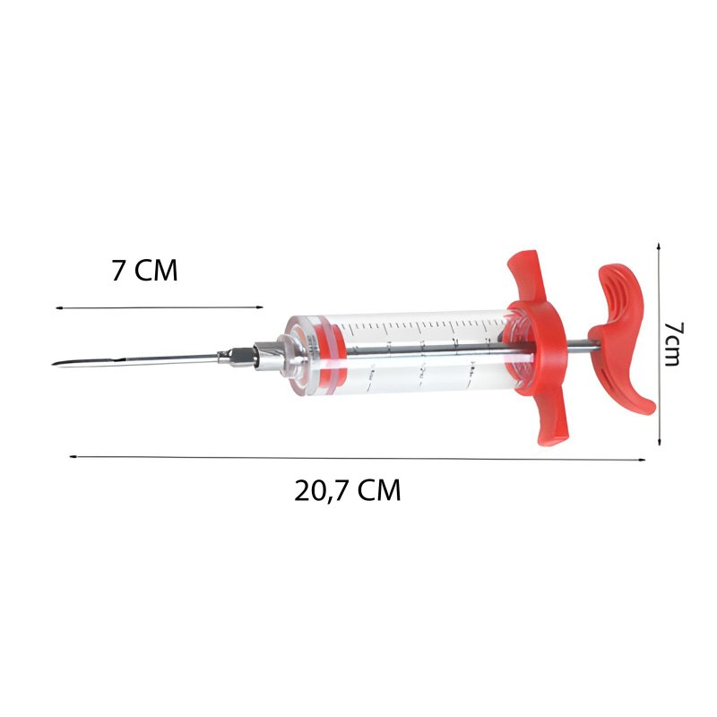 N026 STRZYKAWKA DO MIĘSA NASTRZYKIWARKA 3 IGŁY 30 ML -O184