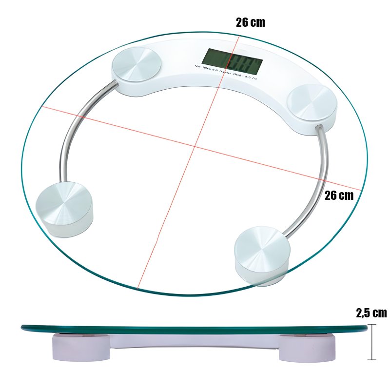 M003G WAGA ŁAZIENKOWA SCALE ELEKTRONICZNA SZKLANA LCD KG -O201