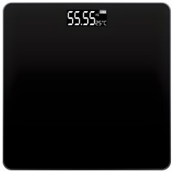 M003D   WAGA ŁAZIENKOWA SCALE ELEKTRONICZNA SZKLANA LCD KG - kwadratowa O202