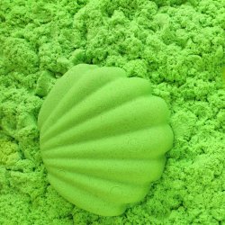 M032A (ALEJA1)  PIASEK KINETYCZNY 1KG PIASKOLINA 5 KOLORÓW MAGICZNY - D008-2 Zielony