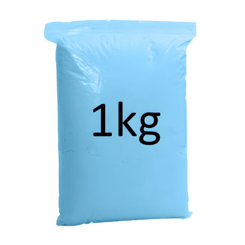 M003F   PIASEK KINETYCZNY 1KG PIASKOLINA 5 KOLORÓW MAGICZNY - D008-1 Niebieski