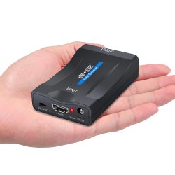 M002E ADAPTER KONWERTER HDMI DO NA SCART AV EURO FULL HD -E281