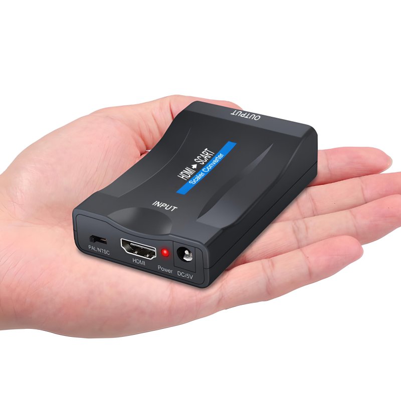 M002E ADAPTER KONWERTER HDMI DO NA SCART AV EURO FULL HD -E281