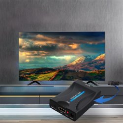 M002E ADAPTER KONWERTER HDMI DO NA SCART AV EURO FULL HD -E281