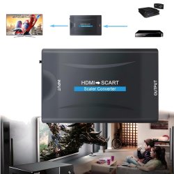 M002E ADAPTER KONWERTER HDMI DO NA SCART AV EURO FULL HD -E281