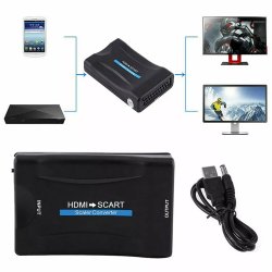 M002E ADAPTER KONWERTER HDMI DO NA SCART AV EURO FULL HD -E281