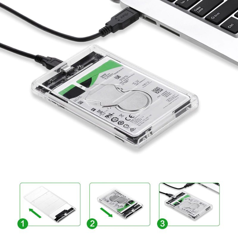 M000  OBUDOWA DYSKU 2,5'' KIESZEŃ HDD SATA USB 3.0 -E277