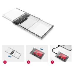 M000  OBUDOWA DYSKU 2,5'' KIESZEŃ HDD SATA USB 3.0 -E277