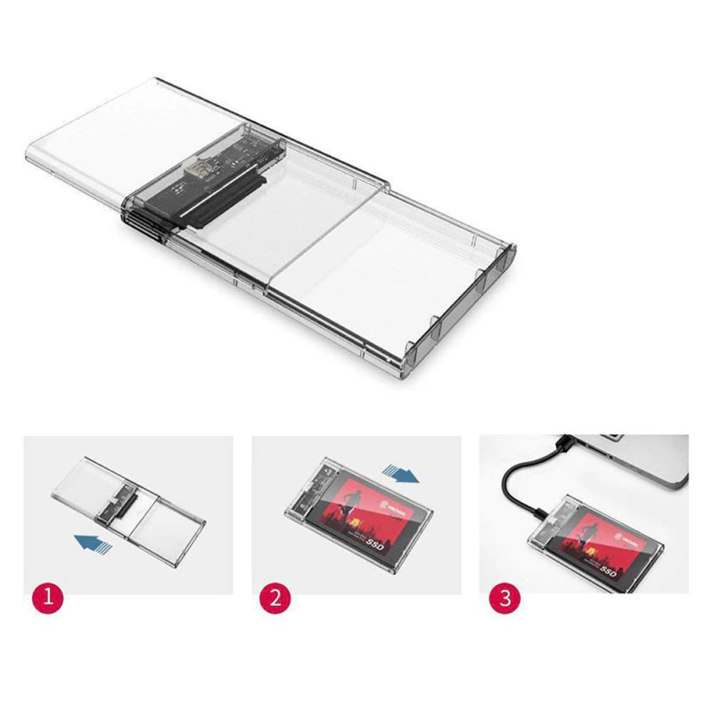 M000  OBUDOWA DYSKU 2,5'' KIESZEŃ HDD SATA USB 3.0 -E277