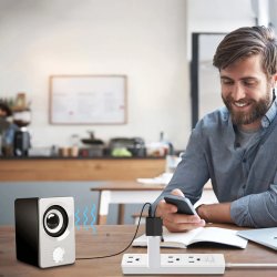 M002E    ODBIORNIK DŹWIĘKU ADAPTER BLUETOOTH USB + AUX MINIJACK E298