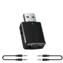 M002E    ODBIORNIK DŹWIĘKU ADAPTER BLUETOOTH USB + AUX MINIJACK E298