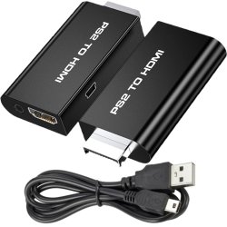 N342 ADAPTER PS2 do HDMI KONWERTER PRZEJŚCIÓWKA AUDIO  -E387