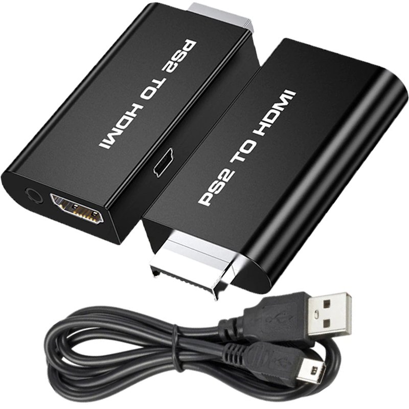 N342 ADAPTER PS2 do HDMI KONWERTER PRZEJŚCIÓWKA AUDIO  -E387
