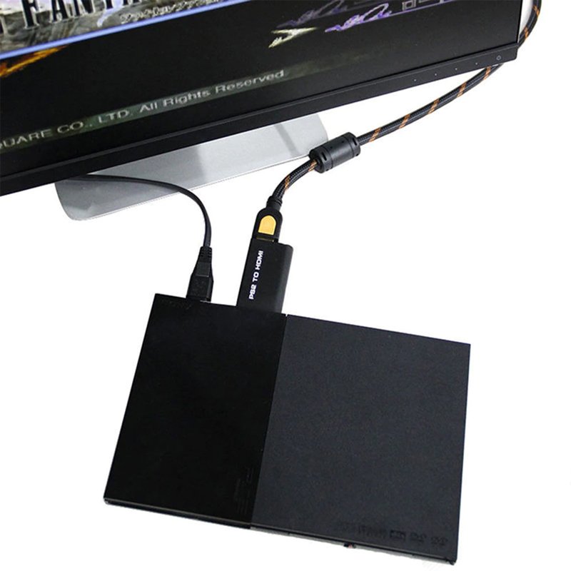 N342 ADAPTER PS2 do HDMI KONWERTER PRZEJŚCIÓWKA AUDIO  -E387