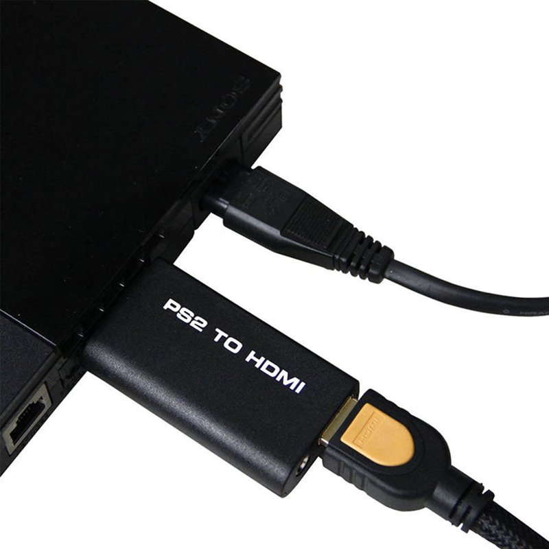 N342 ADAPTER PS2 do HDMI KONWERTER PRZEJŚCIÓWKA AUDIO  -E387