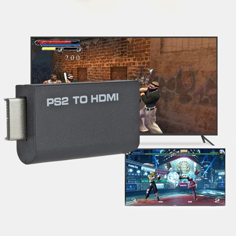 N342 ADAPTER PS2 do HDMI KONWERTER PRZEJŚCIÓWKA AUDIO  -E387