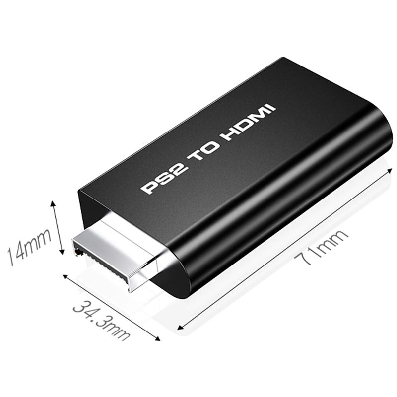 N342 ADAPTER PS2 do HDMI KONWERTER PRZEJŚCIÓWKA AUDIO  -E387