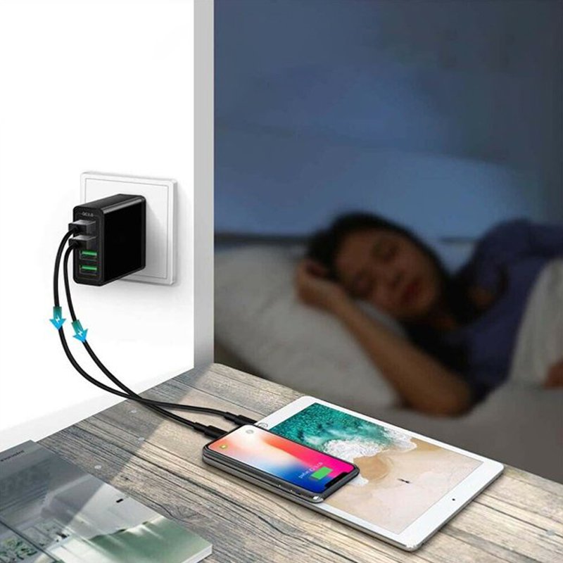 M000    SZYBKA ŁADOWARKA SIECIOWA 3.0 USB QUICK CHARGE-E373