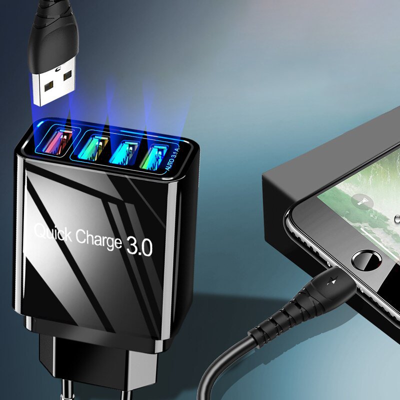 M000    SZYBKA ŁADOWARKA SIECIOWA 3.0 USB QUICK CHARGE-E373