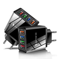 M000    SZYBKA ŁADOWARKA SIECIOWA 3.0 USB QUICK CHARGE-E373