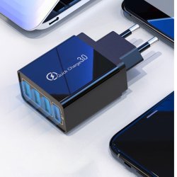 M000    SZYBKA ŁADOWARKA SIECIOWA 3.0 USB QUICK CHARGE-E373