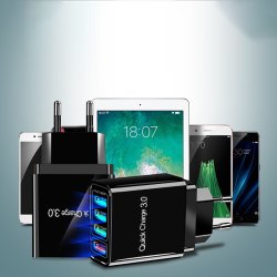 M000    SZYBKA ŁADOWARKA SIECIOWA 3.0 USB QUICK CHARGE-E373