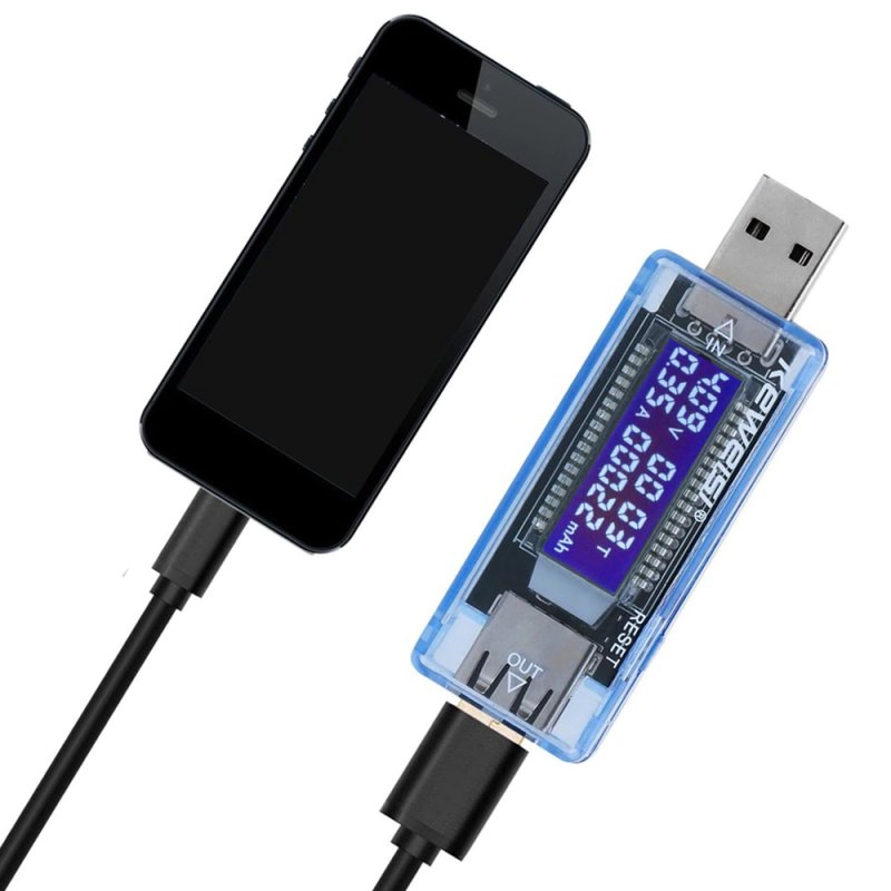 N374 MIERNIK WOLTOMIERZ USB AMPEROMIERZ TESTER-E363