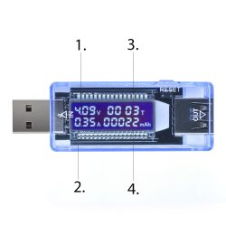 N374 MIERNIK WOLTOMIERZ USB AMPEROMIERZ TESTER-E363
