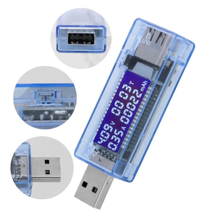 N374 MIERNIK WOLTOMIERZ USB AMPEROMIERZ TESTER-E363