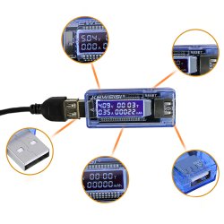 N374 MIERNIK WOLTOMIERZ USB AMPEROMIERZ TESTER-E363