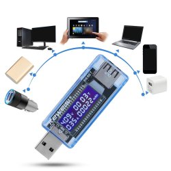 N374 MIERNIK WOLTOMIERZ USB AMPEROMIERZ TESTER-E363
