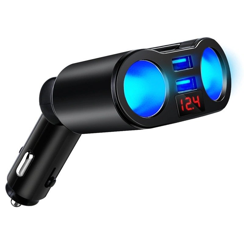 N123 ROZDZIELACZ GNIAZDA ZAPALNICZKI USB WOLTOMIERZ ŁADOWARKA-E382