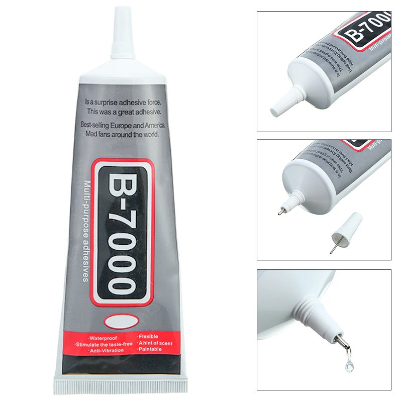 N099  KLEJ MONTAŻOWY B-7000 UNIWERSALNY MOCNY LCD 110ML-O339