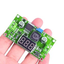 M002E   PRZETWORNICA REGULATOR NAPIĘCIA DC-DC LM2596 LCD-zielony E372