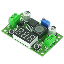 M002E   PRZETWORNICA REGULATOR NAPIĘCIA DC-DC LM2596 LCD-zielony E372
