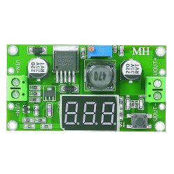 M002E   PRZETWORNICA REGULATOR NAPIĘCIA DC-DC LM2596 LCD-zielony E372