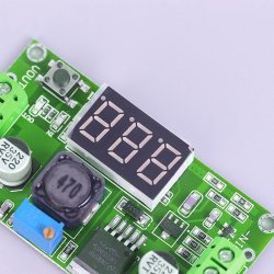 M002E   PRZETWORNICA REGULATOR NAPIĘCIA DC-DC LM2596 LCD-zielony E372