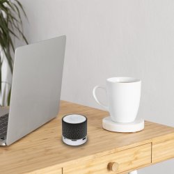 N158 GŁOŚNIK BEZPRZEWODOWY MINI PRZENOŚNY BLUETOOTH USB SD ŚWIECĄCY LED CZARNY -czarny E209-4