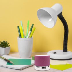 N154 GŁOŚNIK BEZPRZEWODOWY MINI PRZENOŚNY BLUETOOTH USB SD ŚWIECĄCY LED RÓŻOWY - ciemno różowy E209-5