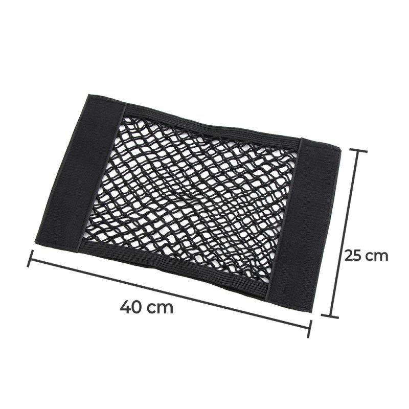 M002F SIATKA NA RZEP ORGANIZER DO BAGAŻNIKA AUTA 40x25 -M072