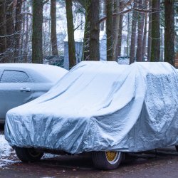 M002.5   POKROWIEC PLANDEKA NA SAMOCHÓD PEVA DUŻY AUTO L -O221