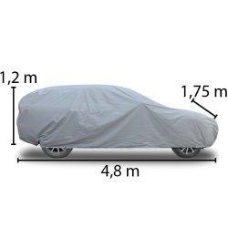 M002.5   POKROWIEC PLANDEKA NA SAMOCHÓD PEVA DUŻY AUTO L -O221