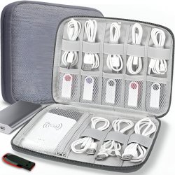 M003A  ORGANIZER PODRÓŻNY TORBA ETUI NA KABLE ŁADOWARKI -S127